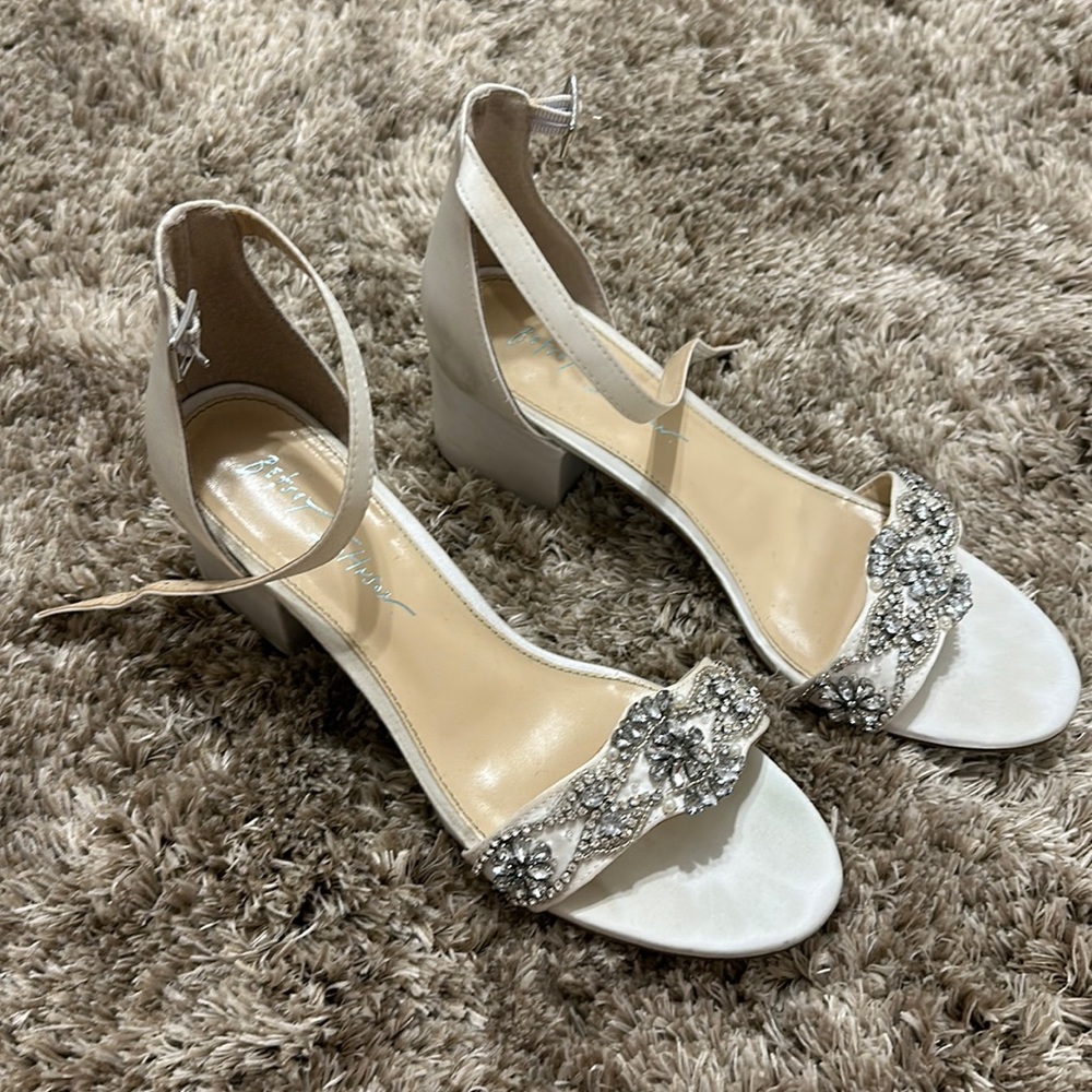 Betsey Johnson Women’s Mel Block Heel Dress Sandals - Size 8.5w